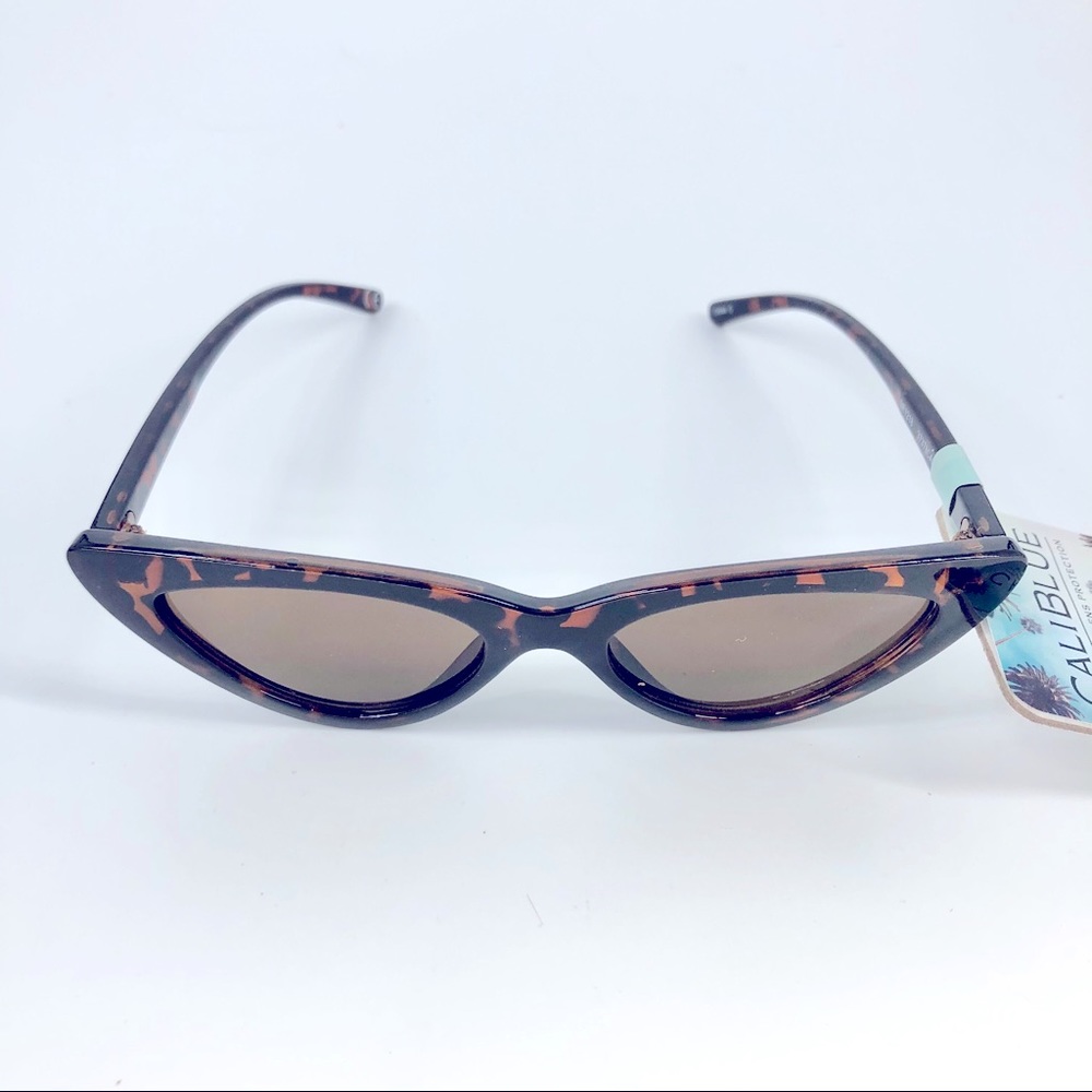 CaliBlue 90’s Tort. Shell Super CatEye Sunglasses